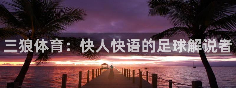 nba球神直播：三狼体育：快人快语的足球解说者