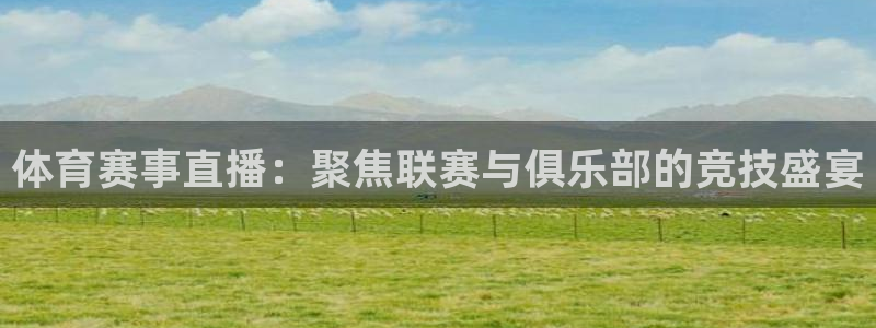 球神直播体育：体育赛事直播：聚焦联赛与俱乐部的竞技盛宴